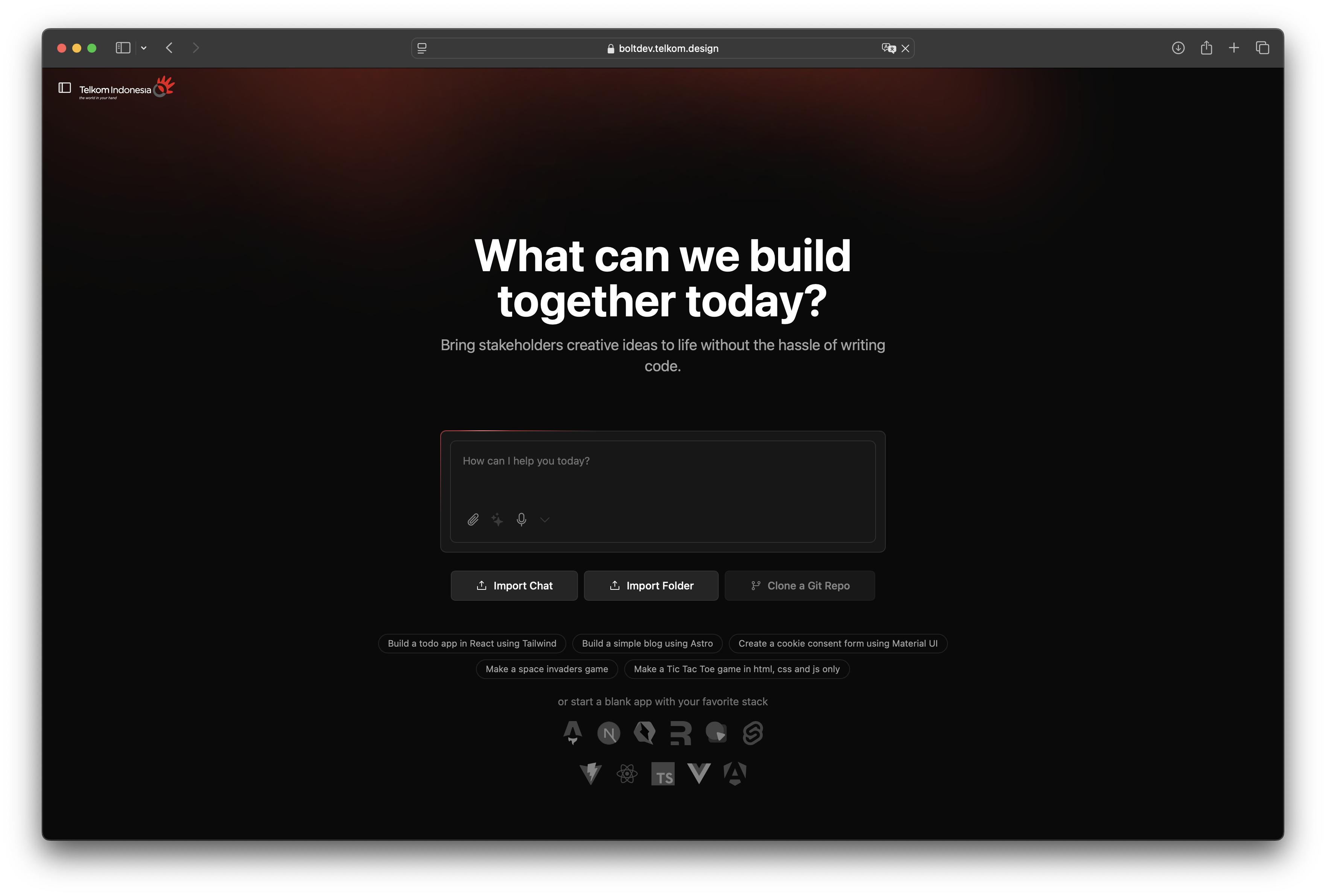 Bolt.diy by Telkom Indonesia